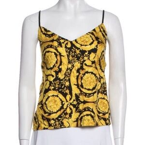 Versace Silk Pajama Top / Camisole